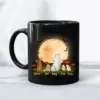 Personalized Halloween Coffee Mug gifts the whole family with dog, cat – Halloween Night