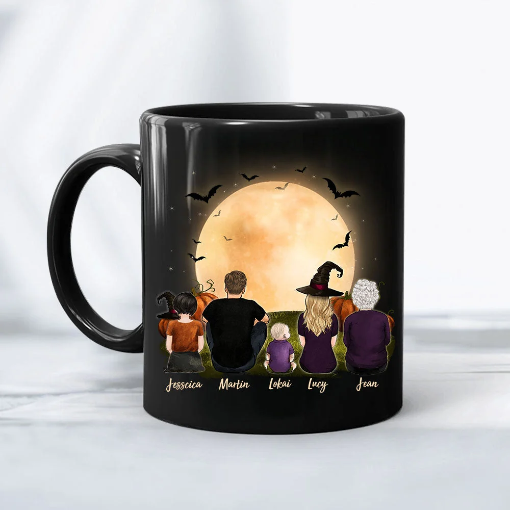 Personalized gifts for the whole family Halloween Coffee Mug – UP TO 5 PEOPLE Personalized gifts for the whole family Halloween Coffee Mug – UP TO 5 PEOPLE